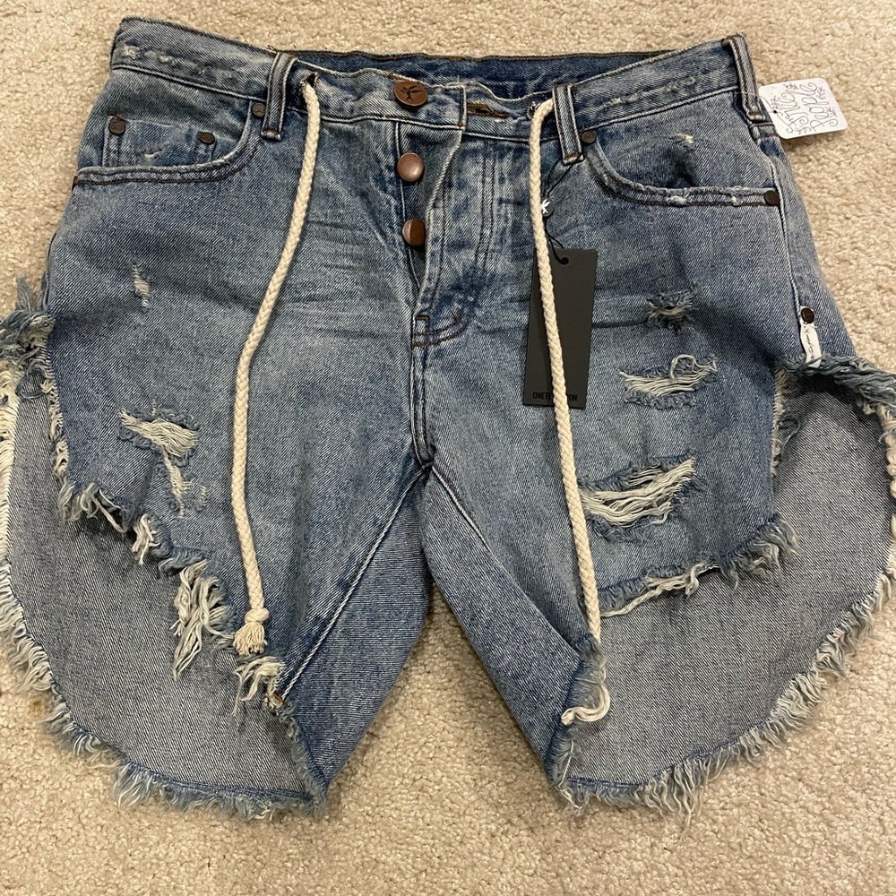 Free people jeans shorts